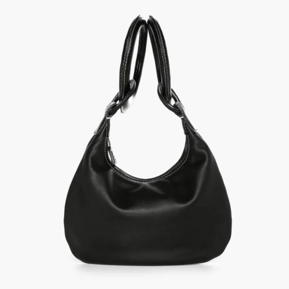 STAUD Zeta Mini leather bracelet bag in Black—NWT - Picture 4 of 17